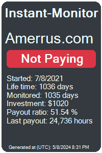 amerrus.com Monitored by Instant-Monitor.com