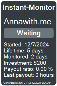 annawith.me Monitored by Instant-Monitor.com