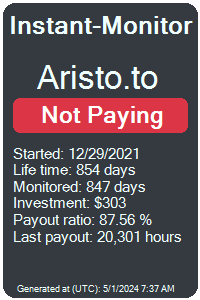 aristo.to Monitored by Instant-Monitor.com