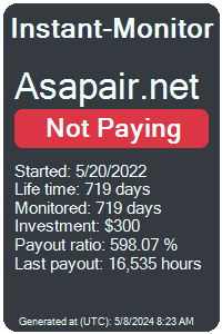 asapair.net Monitored by Instant-Monitor.com