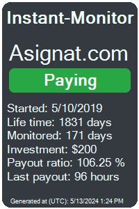 asignat.com Monitored by Instant-Monitor.com