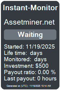 assetminer.net Monitored by Instant-Monitor.com