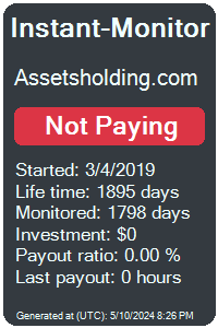 assetsholding.com Monitored by Instant-Monitor.com