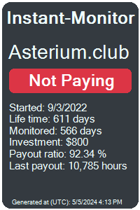 asterium.club Monitored by Instant-Monitor.com