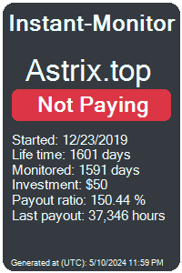 astrix.top Monitored by Instant-Monitor.com