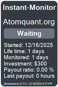 atomquant.org Monitored by Instant-Monitor.com