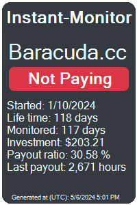 baracuda.cc Monitored by Instant-Monitor.com