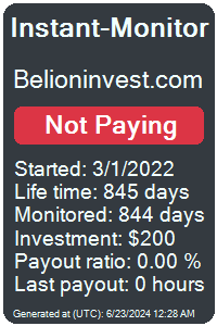 belioninvest.com Monitored by Instant-Monitor.com