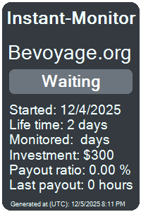 bevoyage.org Monitored by Instant-Monitor.com