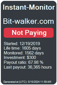 bit-walker.com Monitored by Instant-Monitor.com