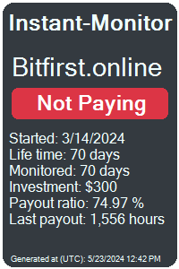 bitfirst.online Monitored by Instant-Monitor.com