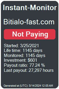 bitialo-fast.com Monitored by Instant-Monitor.com