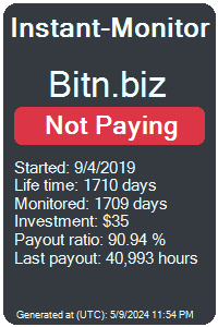 bitn.biz Monitored by Instant-Monitor.com