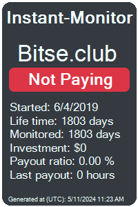bitse.club Monitored by Instant-Monitor.com