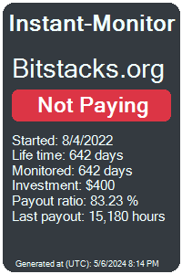 bitstacks.org Monitored by Instant-Monitor.com