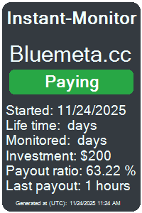 bluemeta.cc Monitored by Instant-Monitor.com