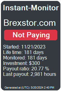 brexstor.com Monitored by Instant-Monitor.com