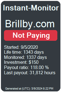 brillby.com Monitored by Instant-Monitor.com