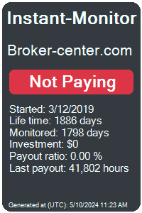 broker-center.com Monitored by Instant-Monitor.com
