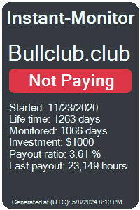 bullclub.club Monitored by Instant-Monitor.com