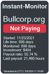bullcorp.org Monitored by Instant-Monitor.com