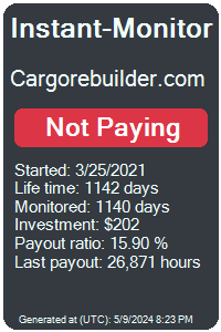 cargorebuilder.com Monitored by Instant-Monitor.com