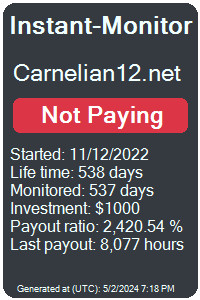 carnelian12.net Monitored by Instant-Monitor.com