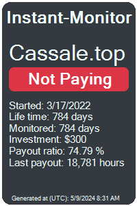 cassale.top Monitored by Instant-Monitor.com