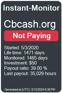cbcash.org Monitored by Instant-Monitor.com
