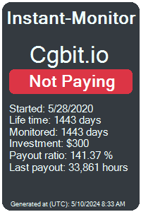 cgbit.io Monitored by Instant-Monitor.com