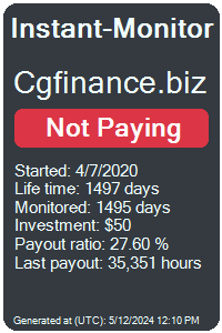 cgfinance.biz Monitored by Instant-Monitor.com