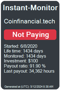 coinfinancial.tech Monitored by Instant-Monitor.com