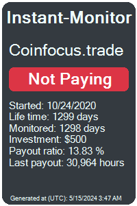 coinfocus.trade Monitored by Instant-Monitor.com