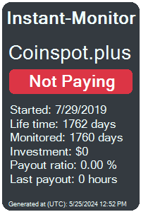 coinspot.plus Monitored by Instant-Monitor.com