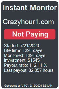 crazyhour1.com Monitored by Instant-Monitor.com