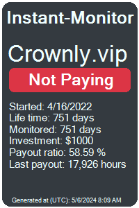 crownly.vip Monitored by Instant-Monitor.com