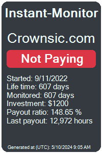 crownsic.com Monitored by Instant-Monitor.com