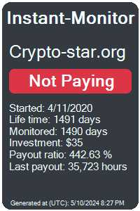 crypto-star.org Monitored by Instant-Monitor.com