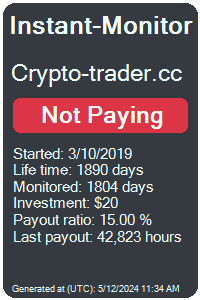 crypto-trader.cc Monitored by Instant-Monitor.com