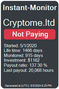 cryptome.ltd Monitored by Instant-Monitor.com
