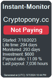 https://instant-monitor.com/Projects/Details/cryptopony.cc