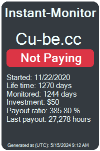 cu-be.cc Monitored by Instant-Monitor.com