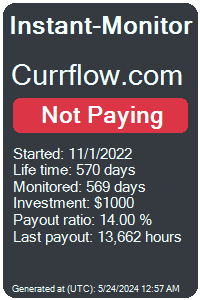 currflow.com Monitored by Instant-Monitor.com