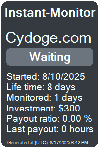 cydoge.com Monitored by Instant-Monitor.com