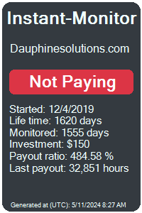 dauphinesolutions.com Monitored by Instant-Monitor.com