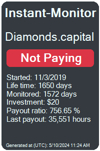diamonds.capital Monitored by Instant-Monitor.com