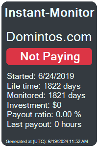 domintos.com Monitored by Instant-Monitor.com