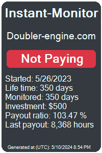 doubler-engine.com Monitored by Instant-Monitor.com