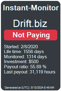 drift.biz Monitored by Instant-Monitor.com