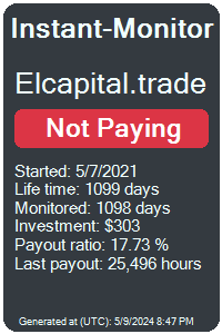 elcapital.trade Monitored by Instant-Monitor.com